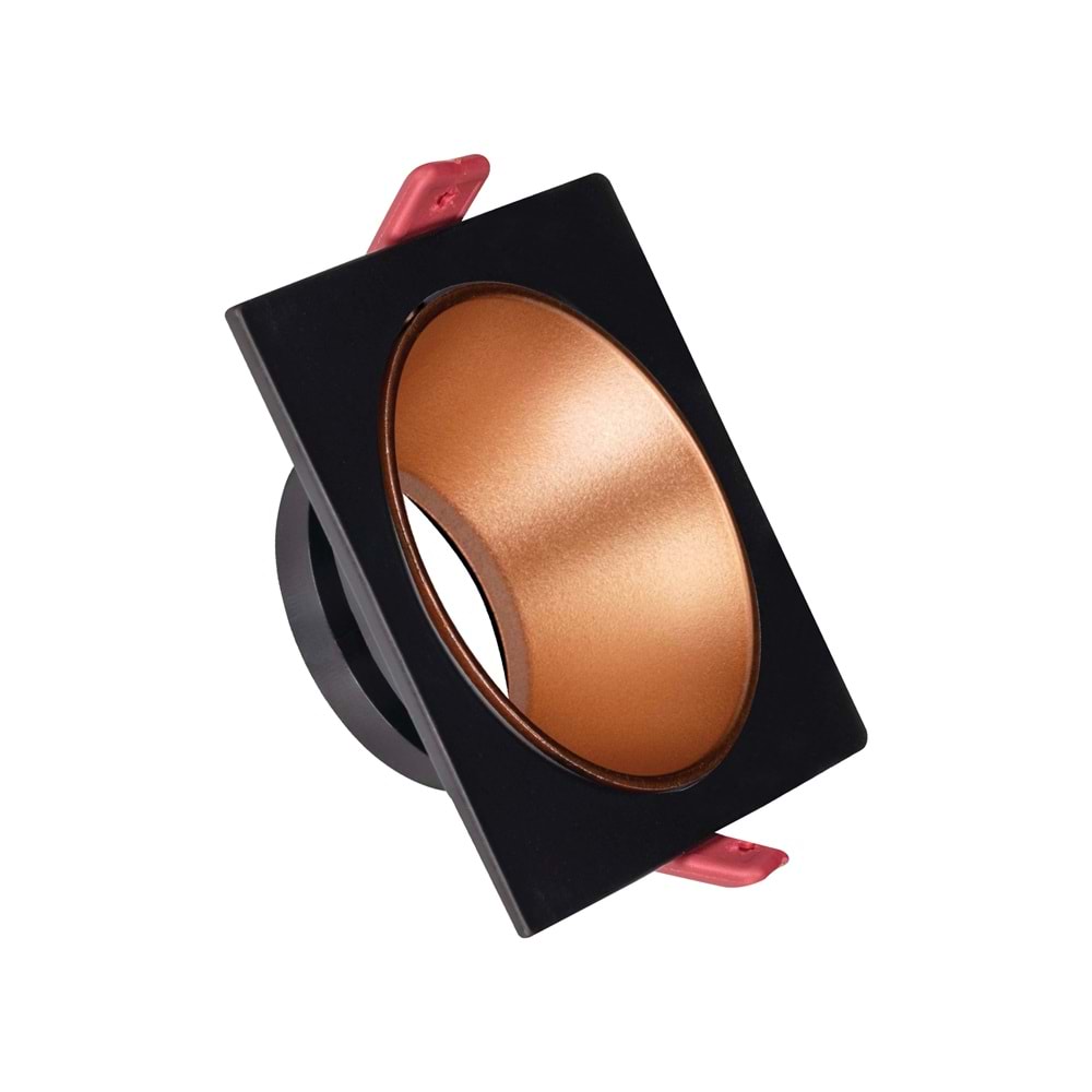 ACK SİYAH KARE ÇERÇEVE / SANDY ROSE GOLD REFLEKTÖR SIVA ALTI SPOTLIGHT AH03-07021